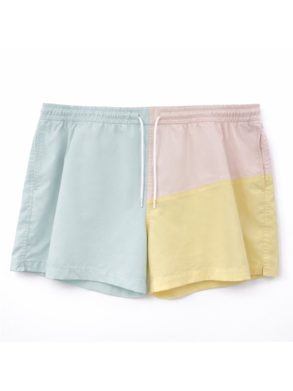 A&F XXL Swim Trevor Project 0339 Trunks Lined mens pastel rainbow Abercrombie